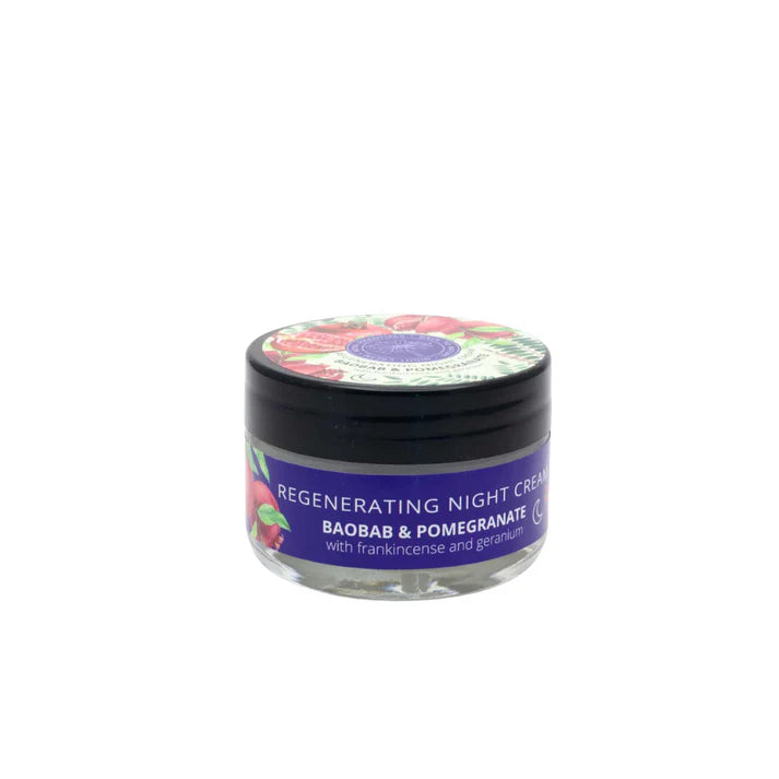 Regenerating Night Cream - Baobab and Pomegranate (50ml)