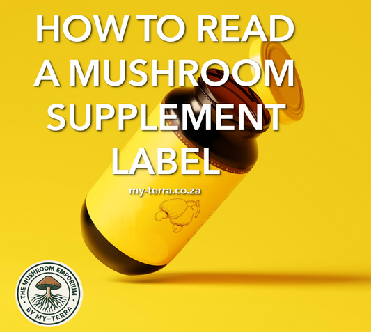 How to read a mushroom supplement label