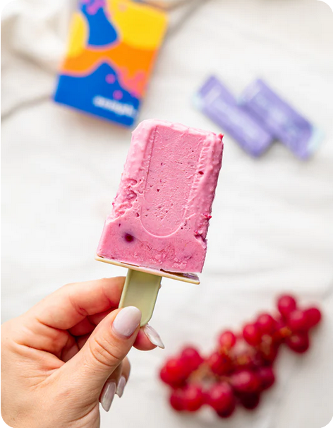 Oemph | Grape Frozen Yogurt Lollies