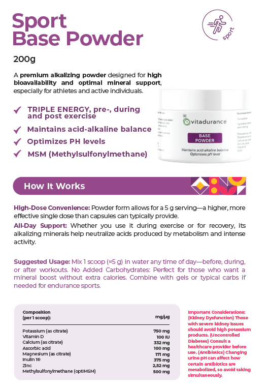 Micro Article - Why Vitadurance Sport Base Powder is Different