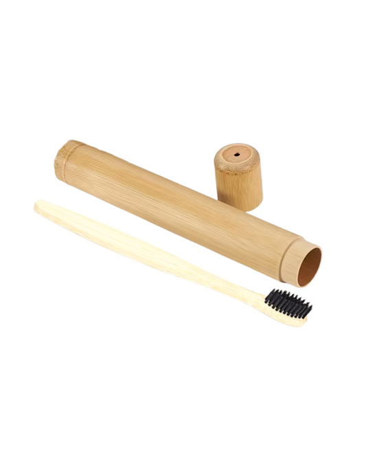 Moya Essentials - Bamboo Toothbrush & Travel Case
