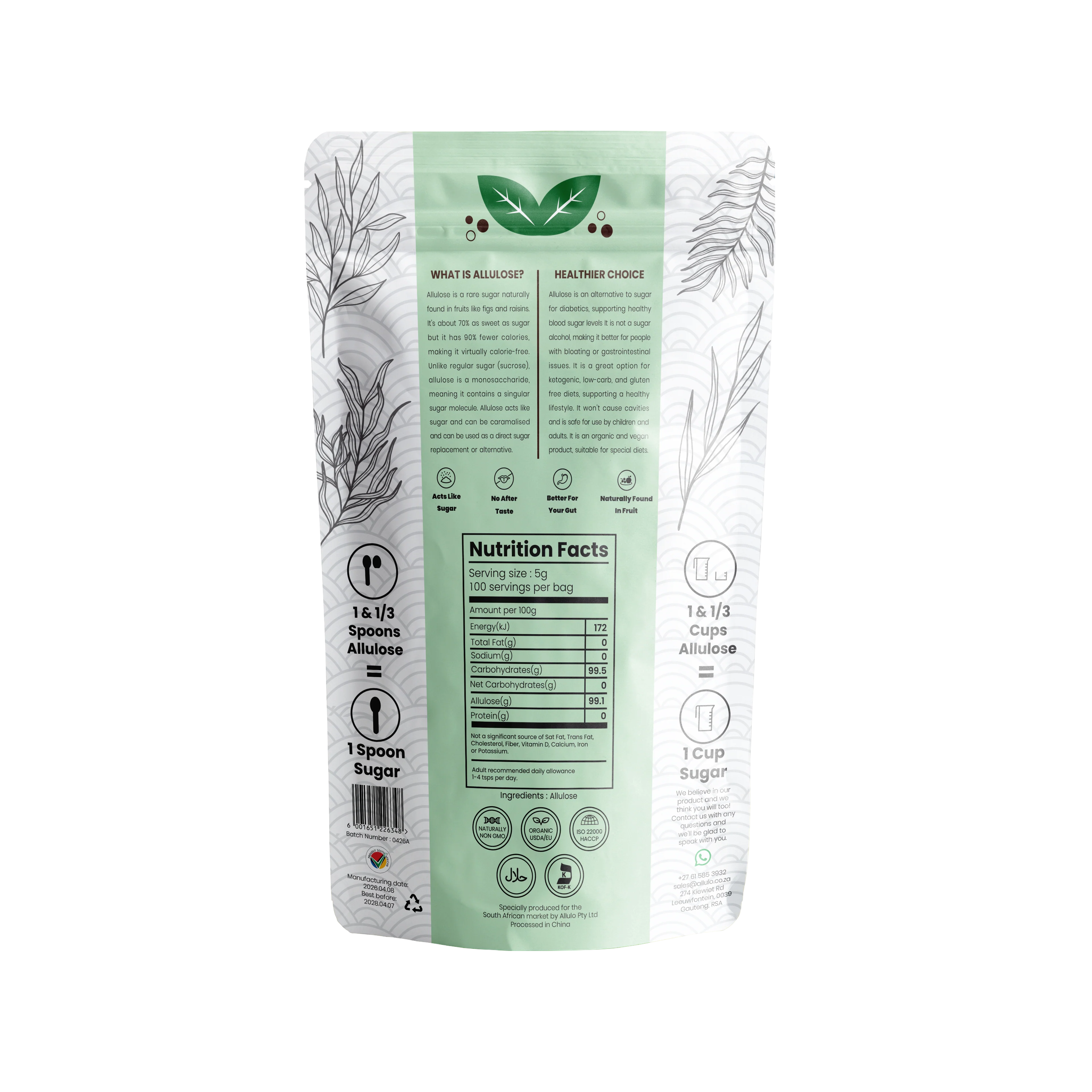 Allulo - Organic 100% Allulose