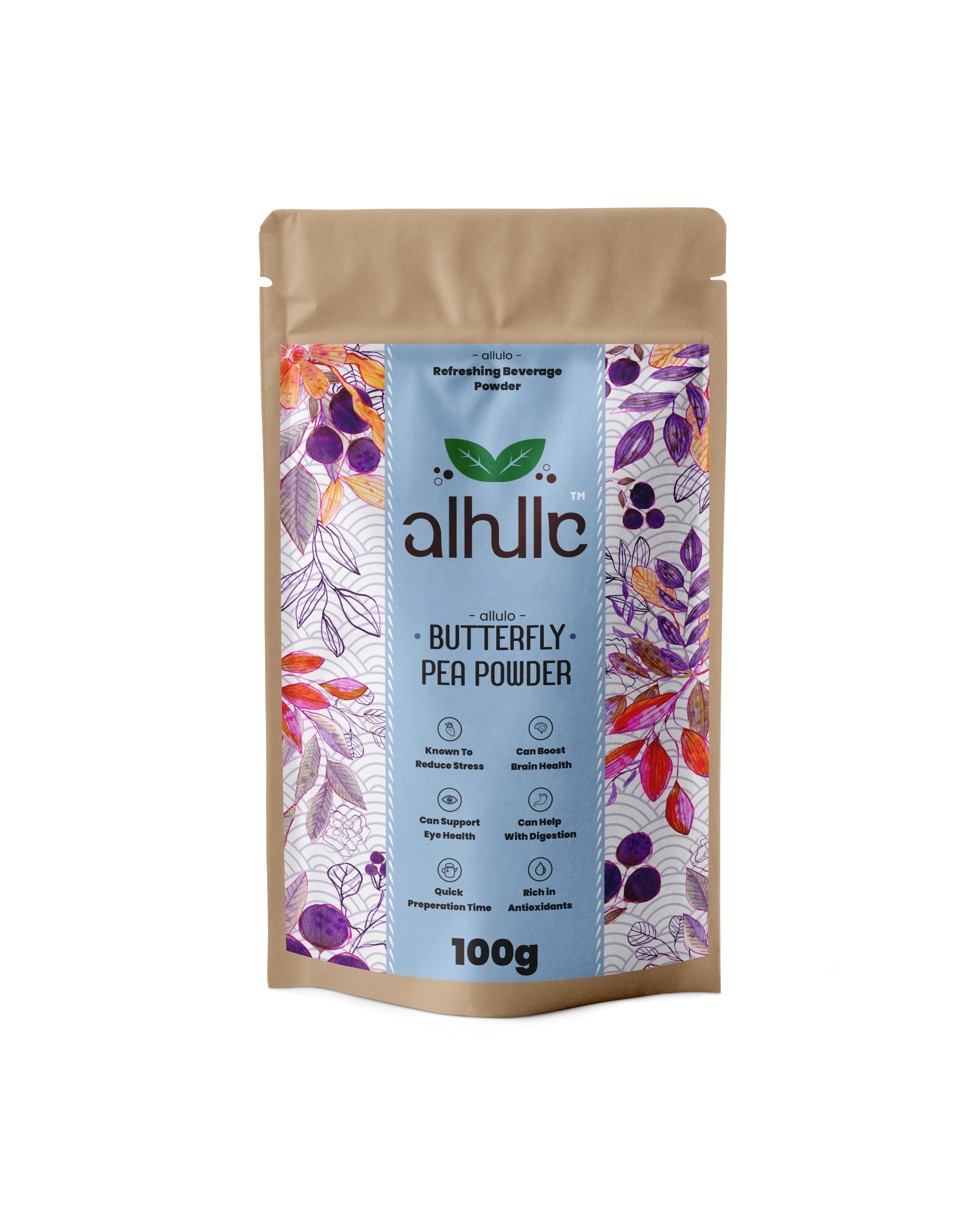 Allulo - Organic Butterfly Pea Powder - Blue Matcha