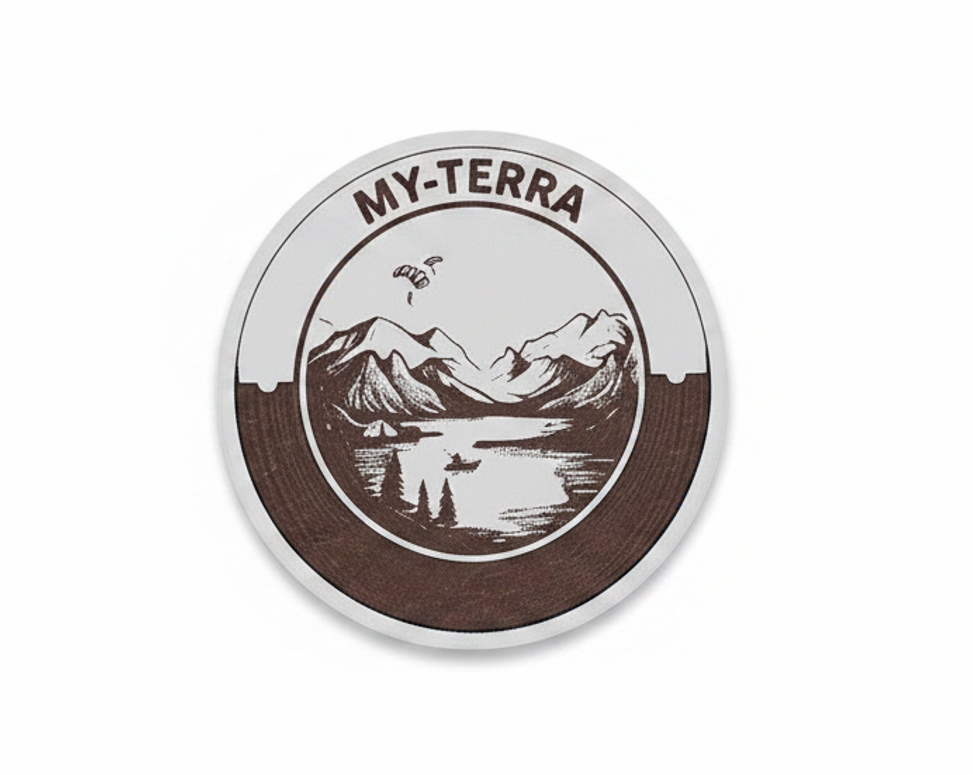 My-Terra Engraved Coaster Set