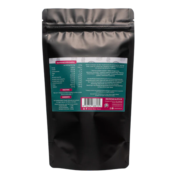 Health Stack - Reishi Pure Mushroom Powder (100g)