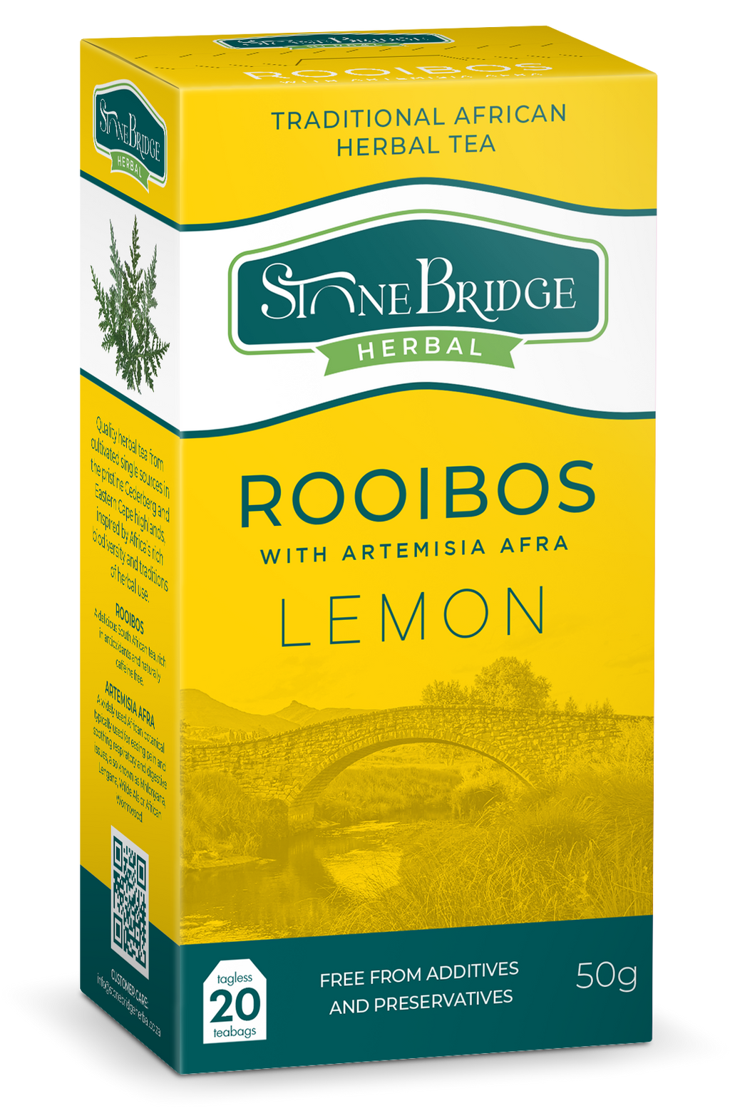 Stone Bridge Herbal Rooibos with Artemisia Afra: Lemon