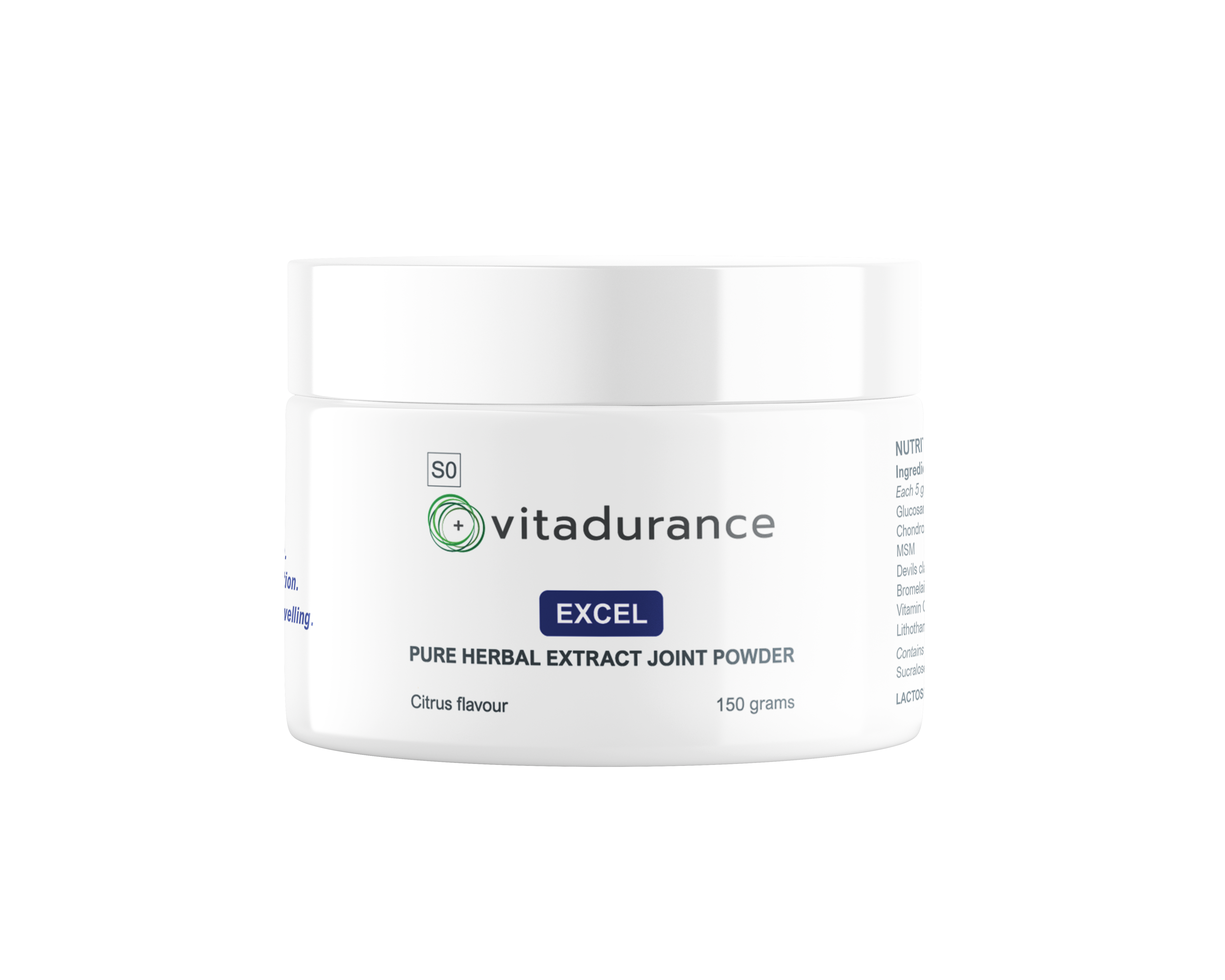 Excel Recovery Powder Vitadurance - Excel Powder (150g) – My-Terra