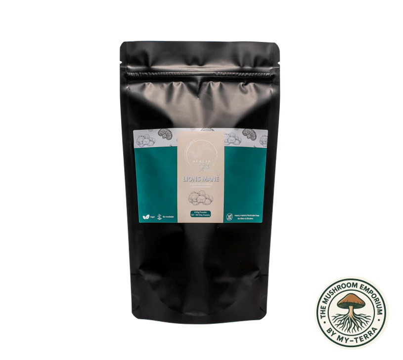 Health Stack - Lion’s Mane Pure Mushroom Powder (100g)