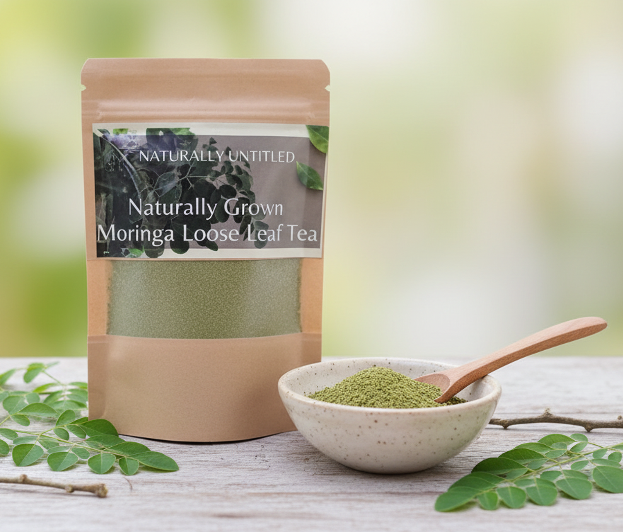 Moringa Loose Leaf Tea (100g)